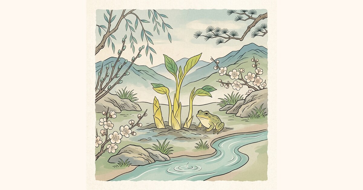 경칩(驚蟄) — 봄 천둥에 개구리가 깨어난다
