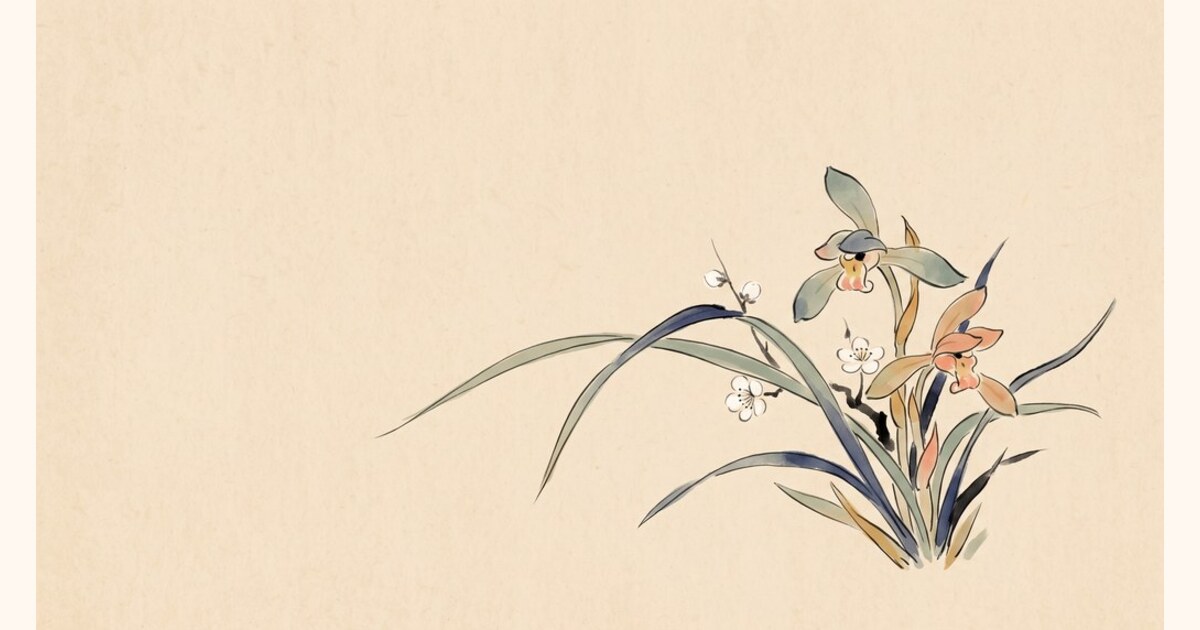 난초 그림의 매력 — 꽃보다 잎을 보는 그림
